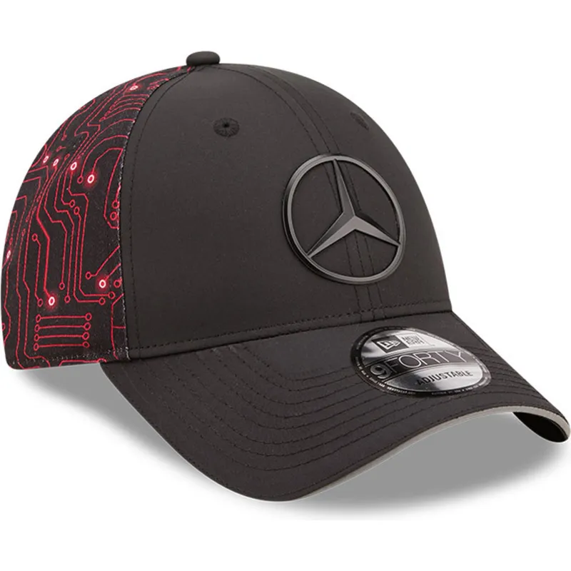 siltovka-zaoblena-cierna-nastavitelny-9forty-esports-grand-prix-mercedes-formula-1-new-era