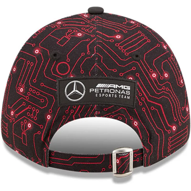 siltovka-zaoblena-cierna-nastavitelny-9forty-esports-grand-prix-mercedes-formula-1-new-era