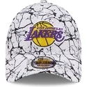 siltovka-zaoblena-biely-nastavitelny-9forty-marble-los-angeles-lakers-nba-new-era