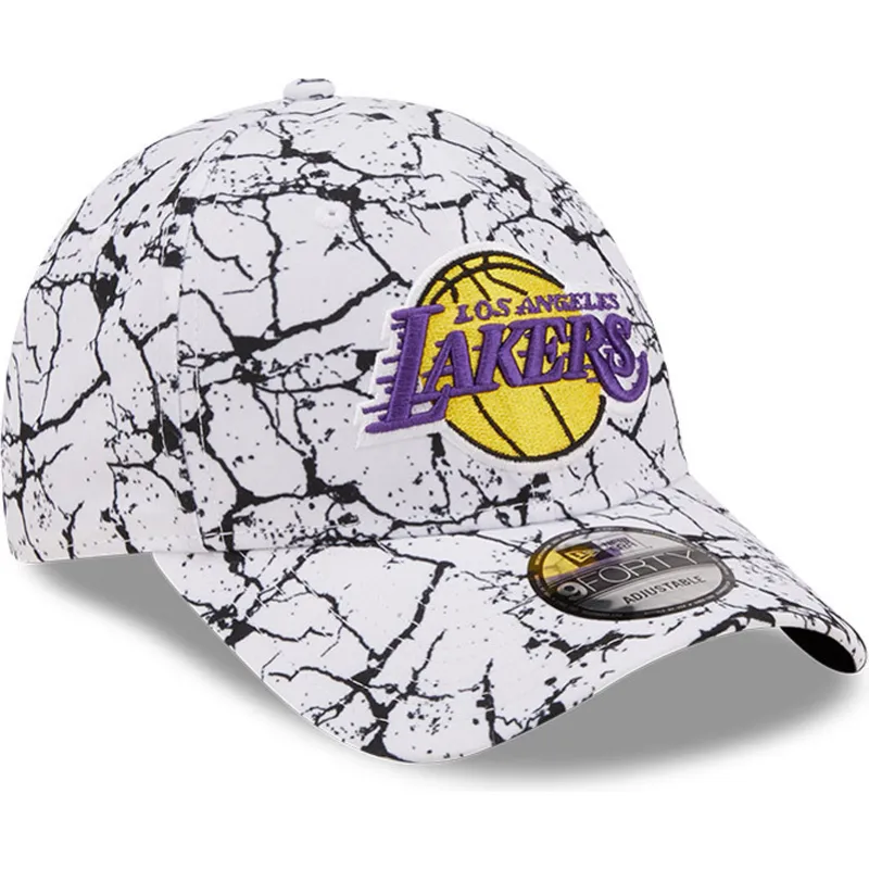 siltovka-zaoblena-biely-nastavitelny-9forty-marble-los-angeles-lakers-nba-new-era