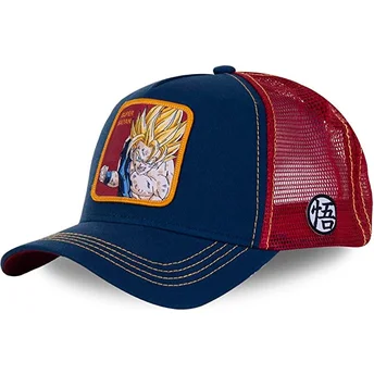 siltovka-zaoblena-tmavomodra-snapback-super-saiyan-say1-son-goku-dragon-ball-capslab