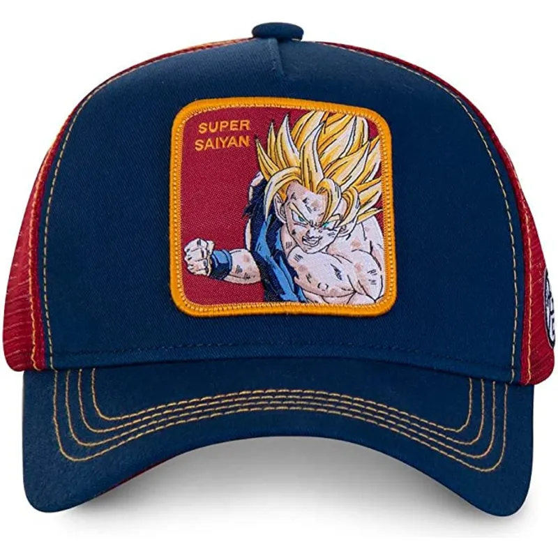 siltovka-zaoblena-tmavomodra-snapback-super-saiyan-say1-son-goku-dragon-ball-capslab