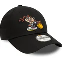 siltovka-zaoblena-cierna-nastavitelny-pre-deti-9forty-sporty-tasmania-looney-tunes-new-era