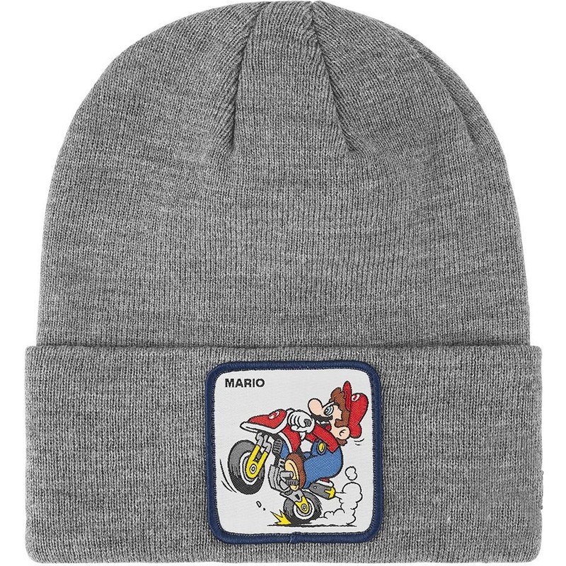 capslab-mario-motorcycle-bon-sup2-super-mario-bros-grey-beanie