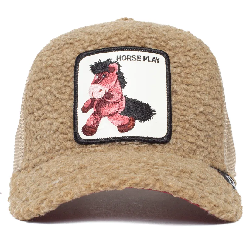 siltovka-zaoblena-hneda-snapback-horse-play-the-farm-goorin-bros