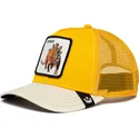 siltovka-zaoblena-zlta-snapback-defense-roofed-lizard-the-farm-goorin-bros