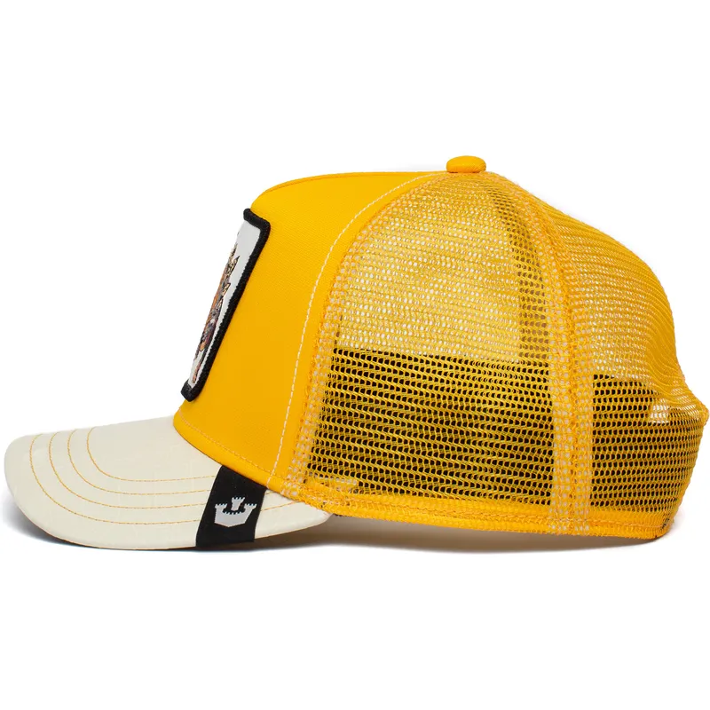 siltovka-zaoblena-zlta-snapback-defense-roofed-lizard-the-farm-goorin-bros