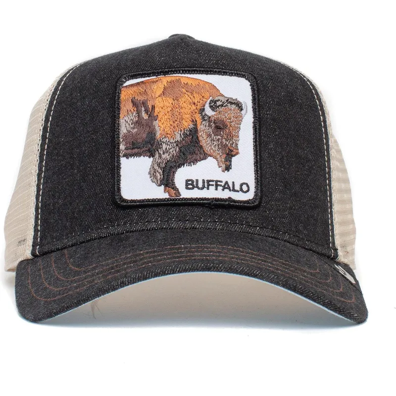 siltovka-zaoblena-cierna-snapback-the-buffalo-the-farm-goorin-bros