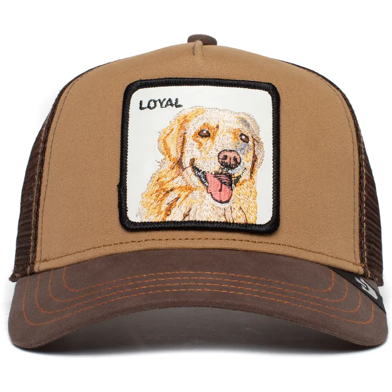 siltovka-zaoblena-hneda-snapback-the-loyal-dog-the-farm-goorin-bros