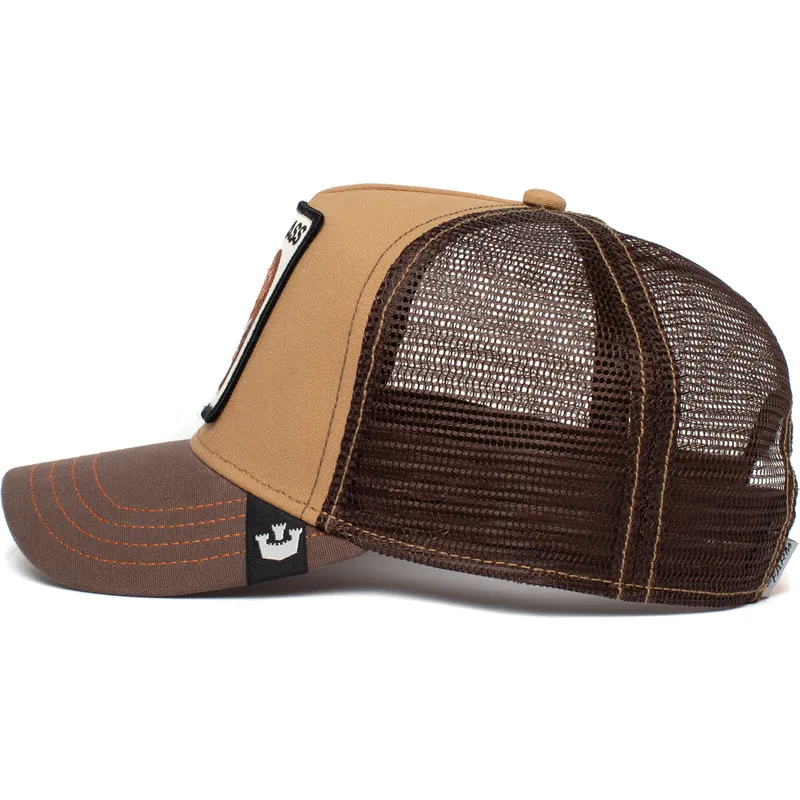 siltovka-zaoblena-hneda-snapback-the-ass-the-farm-goorin-bros
