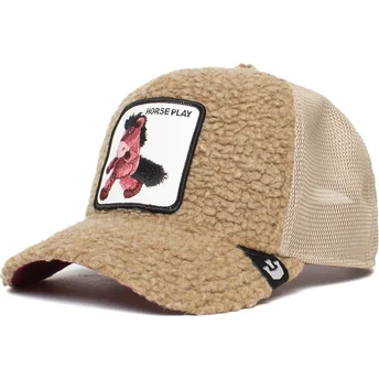 siltovka-zaoblena-hneda-snapback-pre-deti-horse-play-little-horsey-the-farm-goorin-bros