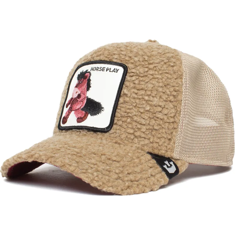 siltovka-zaoblena-hneda-snapback-pre-deti-horse-play-little-horsey-the-farm-goorin-bros