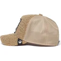 goorin-bros-kinder-trucker-cap-aus-braunem-sherpa-mit-pluschpferd-horse-play-little-horsey-the-farm