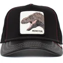goorin-bros-schwarze-trucker-kappe-fur-jungen-dinosaurier-t-rex-little-monster-the-farm