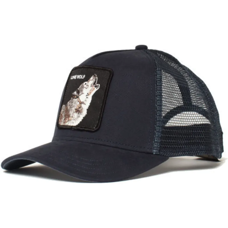 siltovka-zaoblena-tmavomodra-snapback-pre-deti-lone-wolf-little-howler-the-farm-goorin-bros