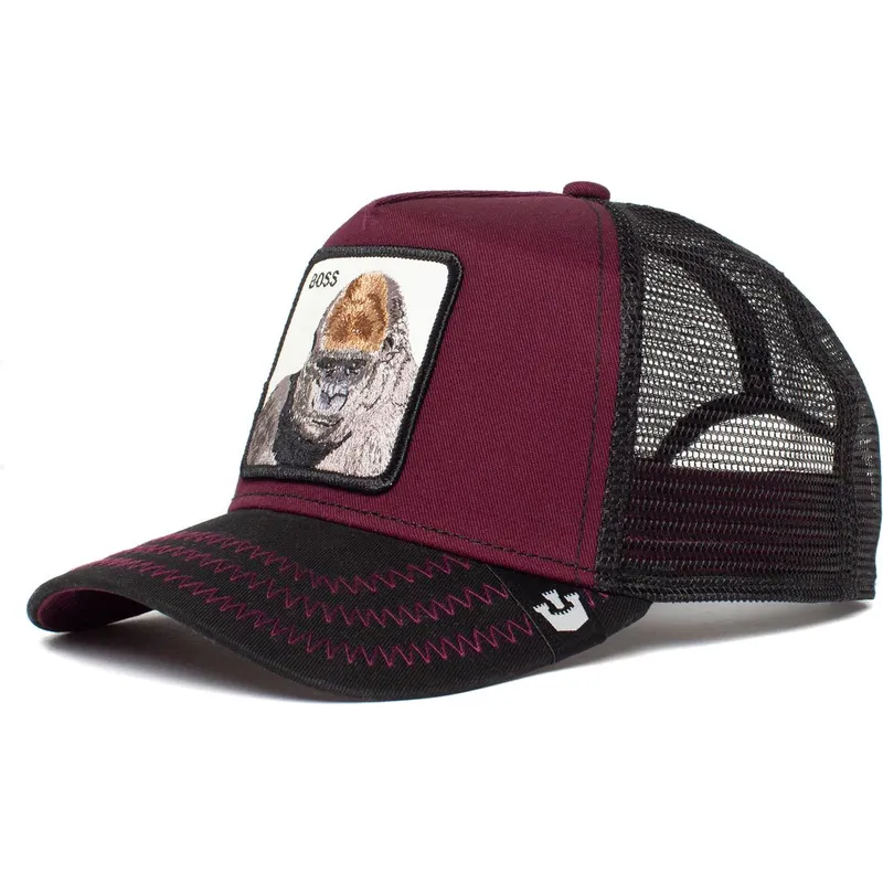 siltovka-zaoblena-cervena-snapback-the-boss-the-farm-goorin-bros