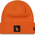 ciapka-oranzova-neon-team-cuff-los-angeles-dodgers-mlb-new-era
