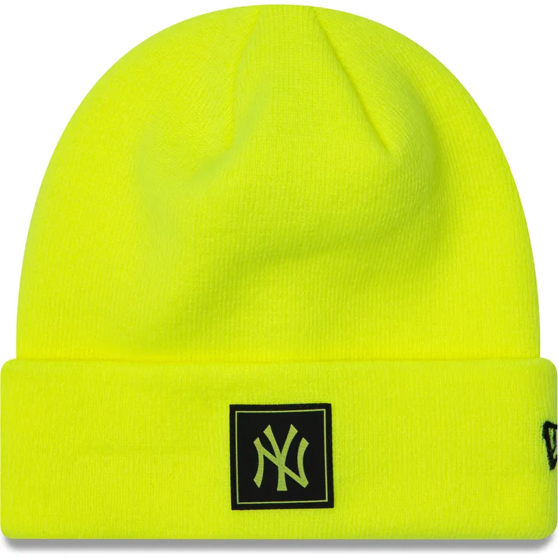 ciapka-zlta-neon-team-cuff-new-york-yankees-mlb-new-era