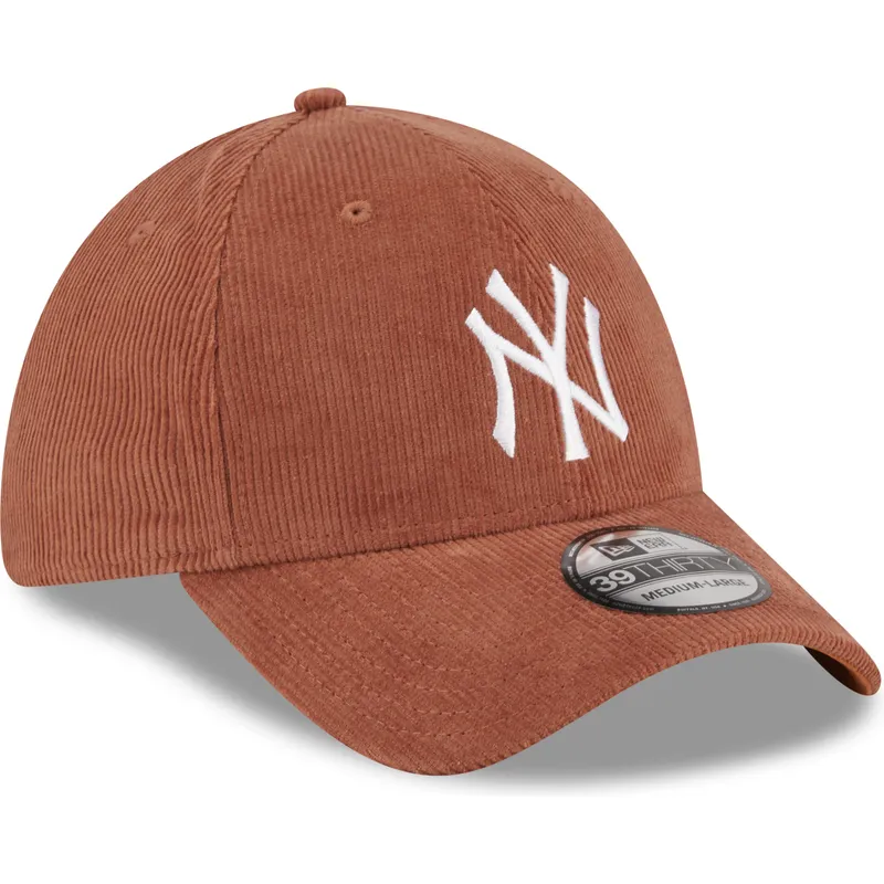 siltovka-zaoblena-hneda-upravena-39thirty-cord-new-york-yankees-mlb-new-era