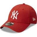 siltovka-zaoblena-cervena-nastavitelny-9forty-league-essential-new-york-yankees-mlb-new-era