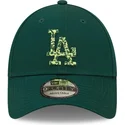 siltovka-zaoblena-zelena-nastavitelny-9forty-seasonal-infill-los-angeles-dodgers-mlb-new-era