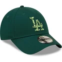 siltovka-zaoblena-zelena-nastavitelny-9forty-seasonal-infill-los-angeles-dodgers-mlb-new-era