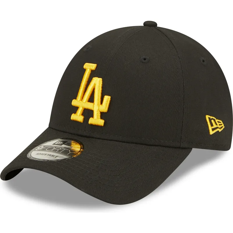 siltovka-zaoblena-cierna-nastavitelny-9forty-league-essential-los-angeles-dodgers-mlb-new-era