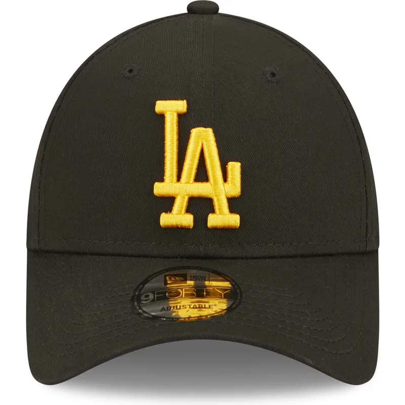 siltovka-zaoblena-cierna-nastavitelny-9forty-league-essential-los-angeles-dodgers-mlb-new-era