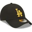 siltovka-zaoblena-cierna-nastavitelny-9forty-league-essential-los-angeles-dodgers-mlb-new-era