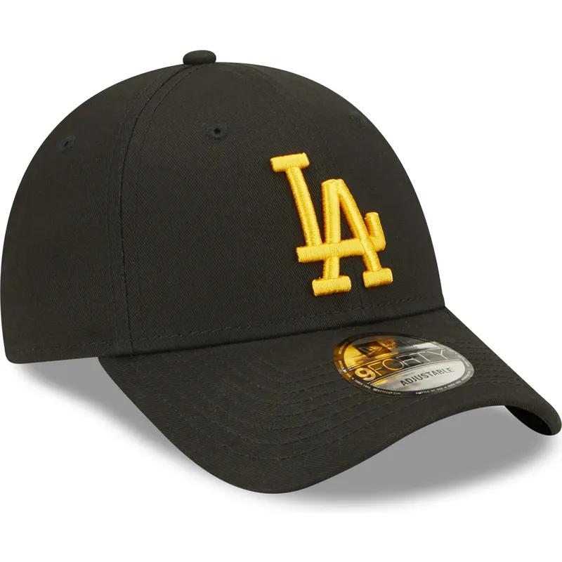 siltovka-zaoblena-cierna-nastavitelny-9forty-league-essential-los-angeles-dodgers-mlb-new-era