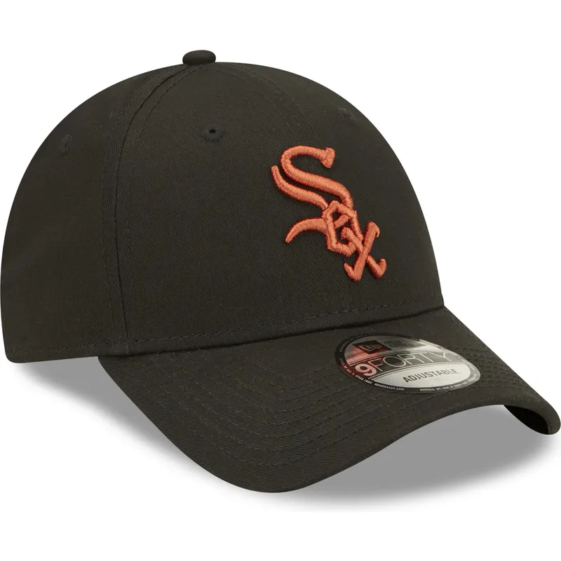 siltovka-zaoblena-cierna-nastavitelny-9forty-league-essential-chicago-white-sox-mlb-new-era