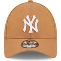 siltovka-zaoblena-hneda-nastavitelny-9forty-the-league-melton-wool-new-york-yankees-mlb-new-era