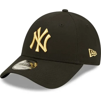 siltovka-zaoblena-cierna-nastavitelny-dorado-9forty-metallic-new-york-yankees-mlb-new-era