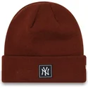 dunkelbraune-team-cuff-mutze-der-new-york-yankees-mlb-von-new-era