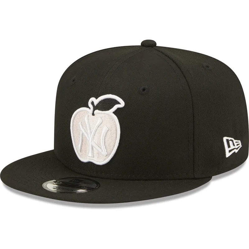 siltovka-rovna-cierna-snapback-9fifty-ny-apple-new-york-yankees-mlb-new-era