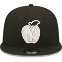 siltovka-rovna-cierna-snapback-9fifty-ny-apple-new-york-yankees-mlb-new-era