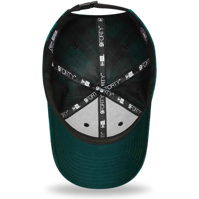 siltovka-zaoblena-zelena-nastavitelny-9forty-plaid-los-angeles-dodgers-mlb-new-era