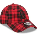 siltovka-zaoblena-cervena-nastavitelny-9forty-plaid-boston-red-sox-mlb-new-era