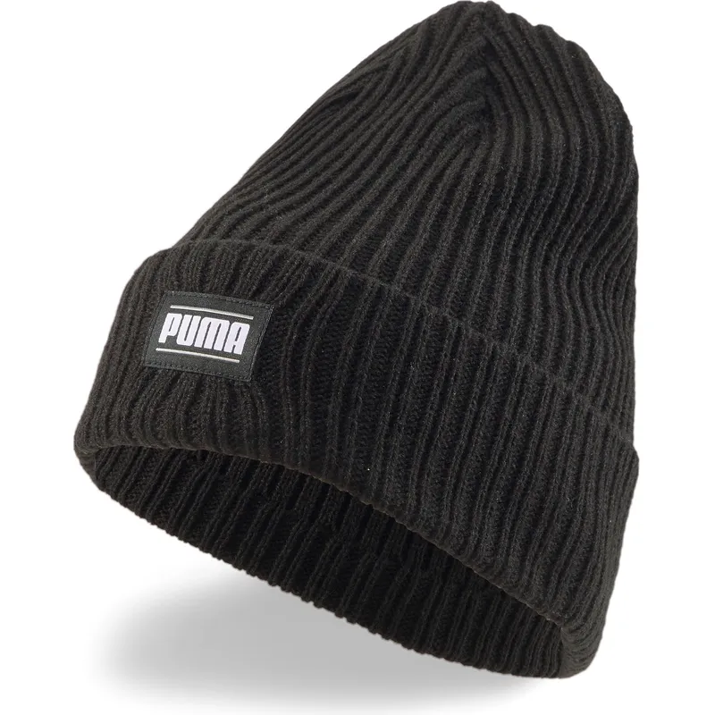 ciapka-cierna-ribbed-classic-cuff-puma ciapka-cierna-ribbed-classic-cuff-puma