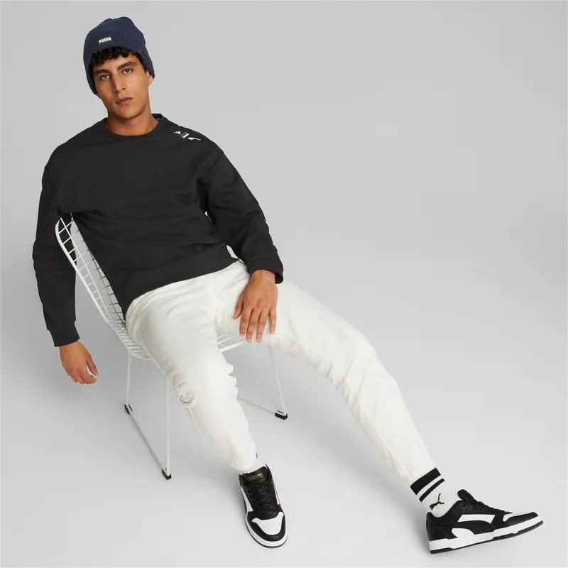 ciapka-tmavomodra-ribbed-classic-cuff-puma