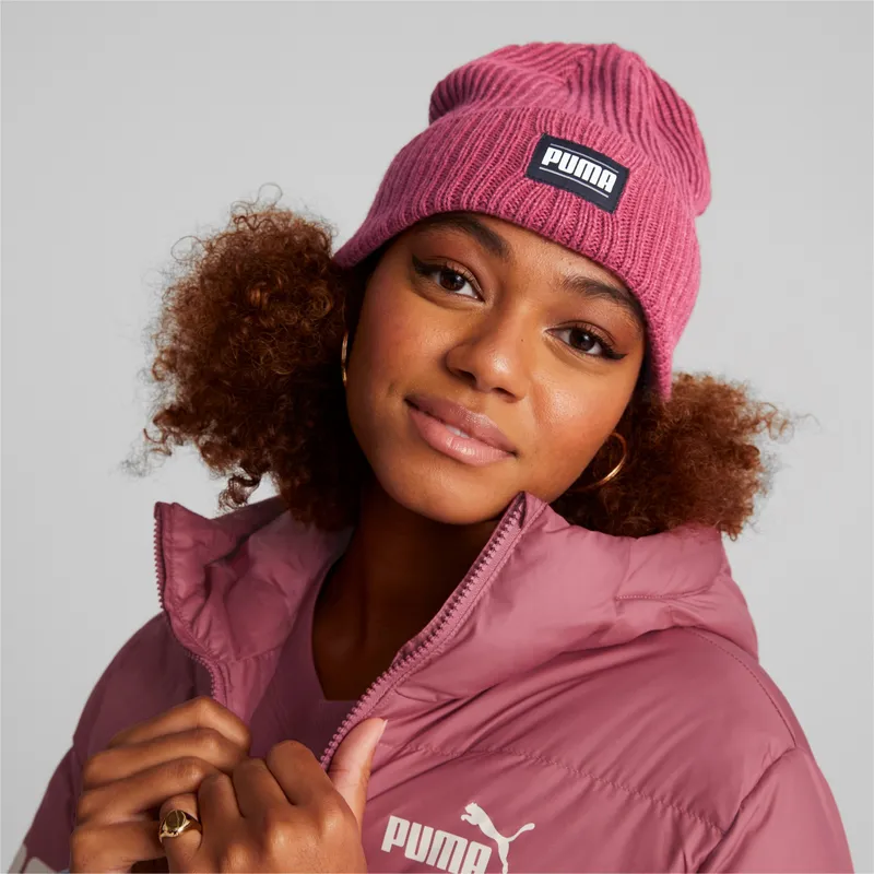 ciapka-cervena-ribbed-classic-cuff-puma