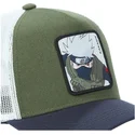 trucker-cap-grun-weiss-und-marineblau-kakashi-hatake-kak1-naruto-von-capslab