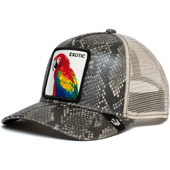 Goorin Bros. Parrot Exotic Margaritaville The Farm Black Trucker Hat