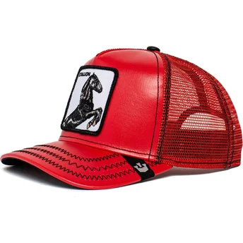 siltovka-zaoblena-cervena-snapback-stallion-cherry-mustang-the-farm-goorin-bros