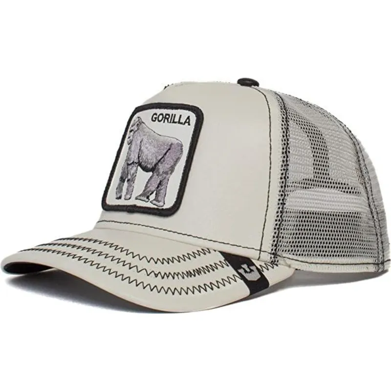 siltovka-zaoblena-biely-snapback-gorilla-band-boss-the-farm-goorin-bros