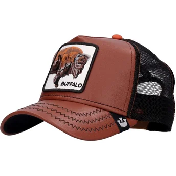 siltovka-zaoblena-hneda-snapback-buffalo-caulk-the-wagon-the-farm-goorin-bros