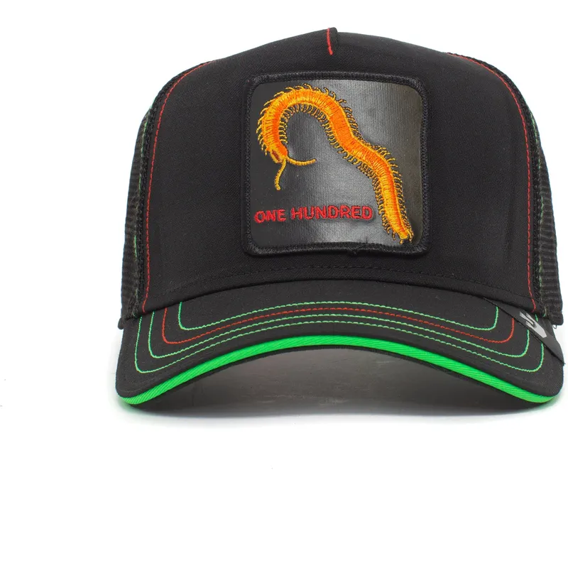 siltovka-zaoblena-cierna-snapback-one-hundred-bug-blaster-the-farm-goorin-bros