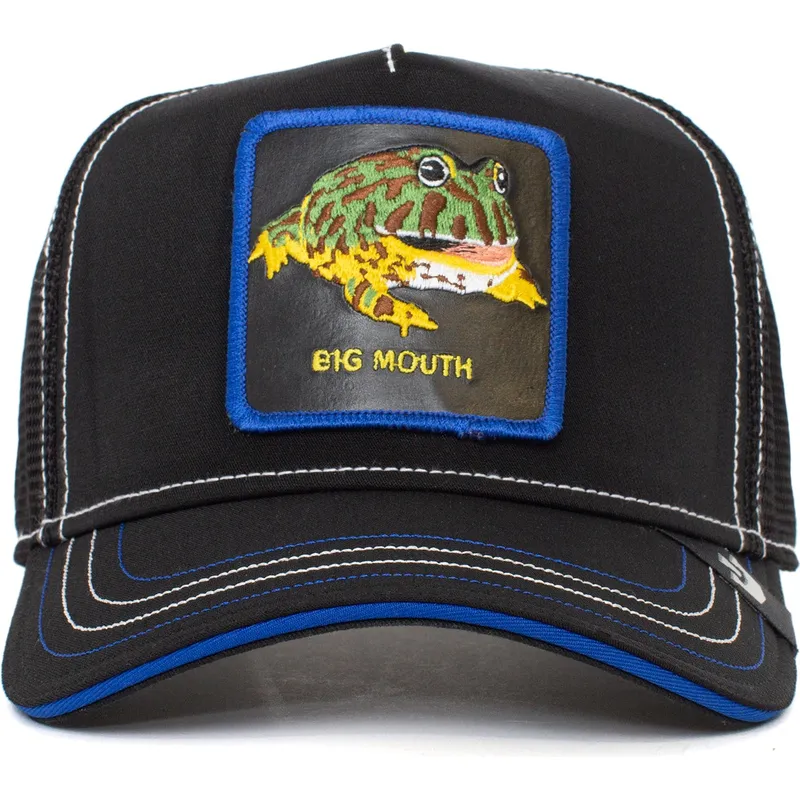 siltovka-zaoblena-cierna-snapback-big-mouth-puck-yeah-the-farm-goorin-bros