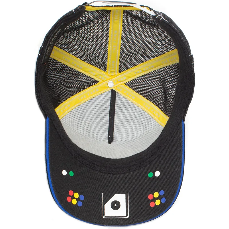 siltovka-zaoblena-cierna-snapback-big-mouth-puck-yeah-the-farm-goorin-bros