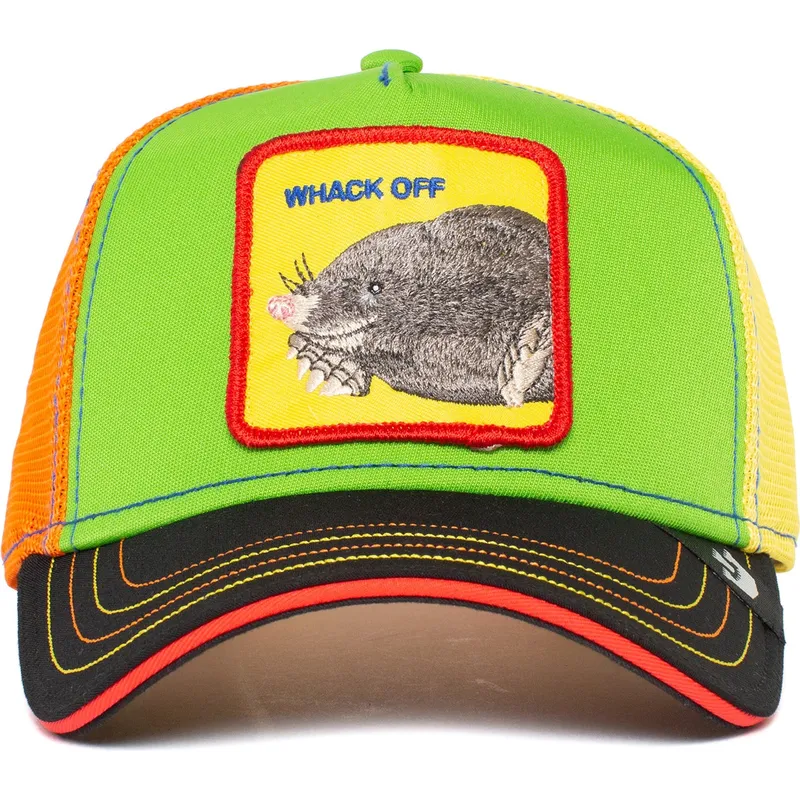 siltovka-zaoblena-zelena-snapback-whack-off-holey-moley-the-farm-goorin-bros